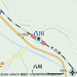 八川駅周辺の地図