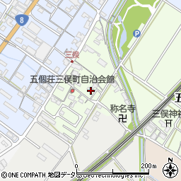 滋賀県東近江市五個荘三俣町286周辺の地図