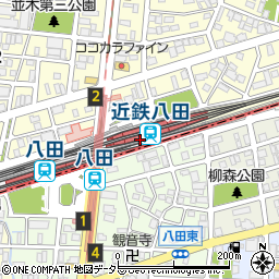 愛知県名古屋市中村区八田町長田周辺の地図