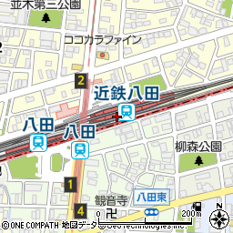 愛知県名古屋市中村区八田町（長田）周辺の地図