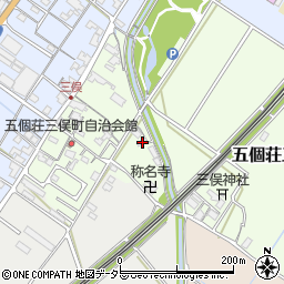 滋賀県東近江市五個荘三俣町345周辺の地図