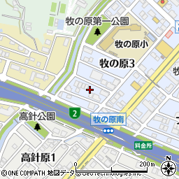 愛知県名古屋市名東区牧の原3丁目1004周辺の地図