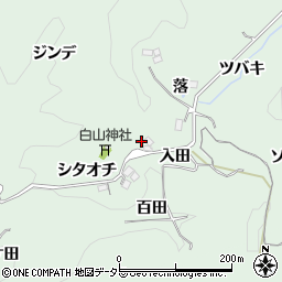 愛知県豊田市大塚町周辺の地図