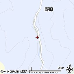 岡山県美作市野原76周辺の地図