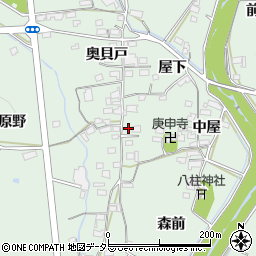 愛知県豊田市舞木町周辺の地図