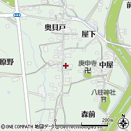 愛知県豊田市舞木町周辺の地図