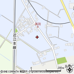 滋賀県東近江市五個荘小幡町927-2周辺の地図
