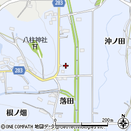 愛知県豊田市乙部町沖ノ田76周辺の地図
