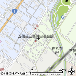 滋賀県東近江市五個荘三俣町289周辺の地図