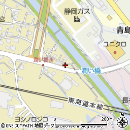 静岡県富士市蓼原770-1周辺の地図