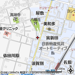 愛知県愛西市須依町寅新田482周辺の地図