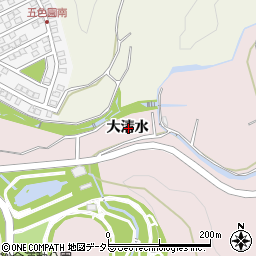 愛知県日進市岩藤町大清水周辺の地図