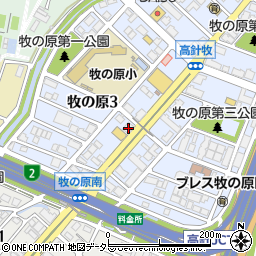 愛知県名古屋市名東区牧の原3丁目802周辺の地図