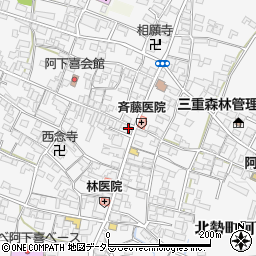 三十三銀行阿下喜支店周辺の地図