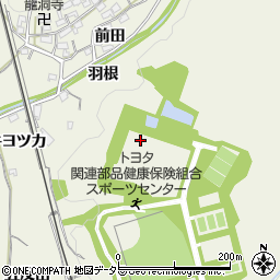 愛知県豊田市篠原町周辺の地図