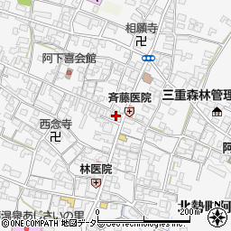 三十三銀行阿下喜支店周辺の地図