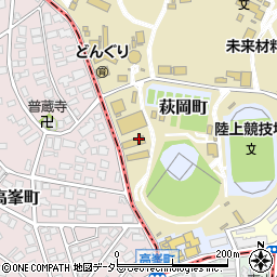 愛知県名古屋市千種区萩岡町121-1周辺の地図