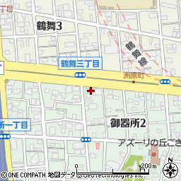 名古屋洲原郵便局周辺の地図