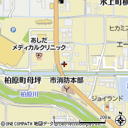 兵庫県丹波市柏原町母坪386周辺の地図