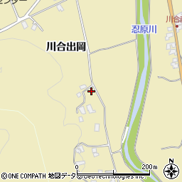 島根県大田市川合町川合出岡1023周辺の地図