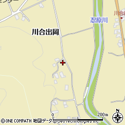 島根県大田市川合町川合出岡1023-1周辺の地図