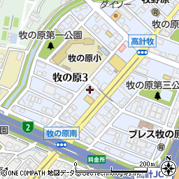 愛知県名古屋市名東区牧の原3丁目801周辺の地図