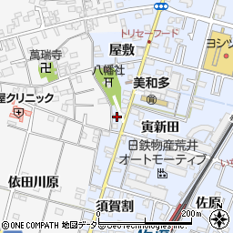 愛知県愛西市須依町寅新田483周辺の地図