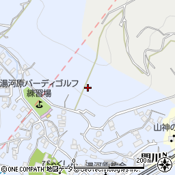 神奈川県足柄下郡湯河原町城堀周辺の地図