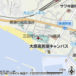 三日月シーパークホテル勝浦周辺の地図