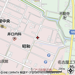 愛知県愛西市北一色町昭和240周辺の地図