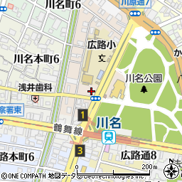 愛知県名古屋市昭和区川原通8丁目36-3周辺の地図
