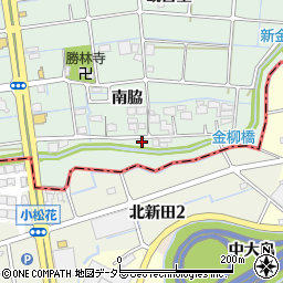 愛知県津島市金柳町南脇174周辺の地図