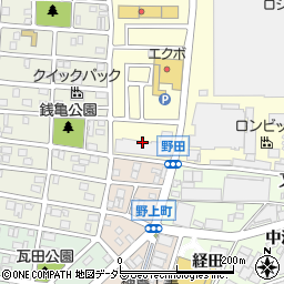 愛知県名古屋市中村区岩塚町銭亀周辺の地図