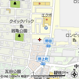 愛知県名古屋市中村区岩塚町（銭亀）周辺の地図