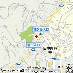 神奈川県三浦市三崎町諸磯858-4周辺の地図