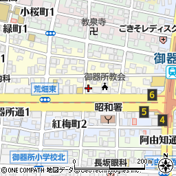 愛知県名古屋市昭和区東畑町2丁目22周辺の地図