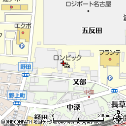 愛知県名古屋市中村区岩塚町大池周辺の地図
