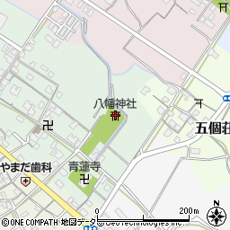 八幡神社周辺の地図