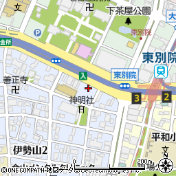 アイペック名古屋伊勢山第２駐車場周辺の地図