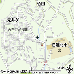 御岳コミュニティセンター周辺の地図