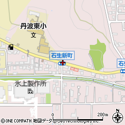 石生新町周辺の地図