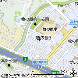 愛知県名古屋市名東区牧の原3丁目712周辺の地図