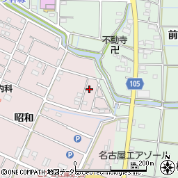 愛知県愛西市北一色町昭和219周辺の地図
