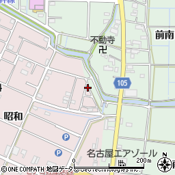 愛知県愛西市北一色町昭和199周辺の地図