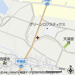 滋賀県東近江市平柳町489-2周辺の地図
