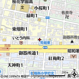 愛知県名古屋市昭和区東畑町1丁目54-2周辺の地図