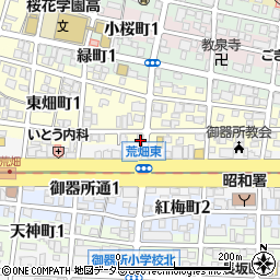 愛知県名古屋市昭和区東畑町1丁目56-3周辺の地図