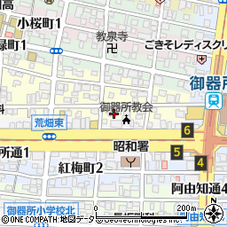 愛知県名古屋市昭和区東畑町2丁目24周辺の地図