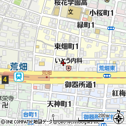 愛知県名古屋市昭和区東畑町1丁目42周辺の地図