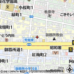 愛知県名古屋市昭和区東畑町2丁目16周辺の地図